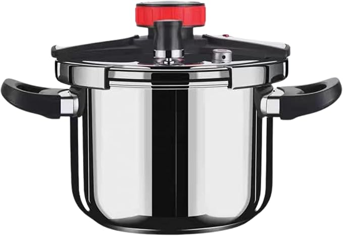 Panela de pressão inox 6 litros trava automática indução gás elétrico